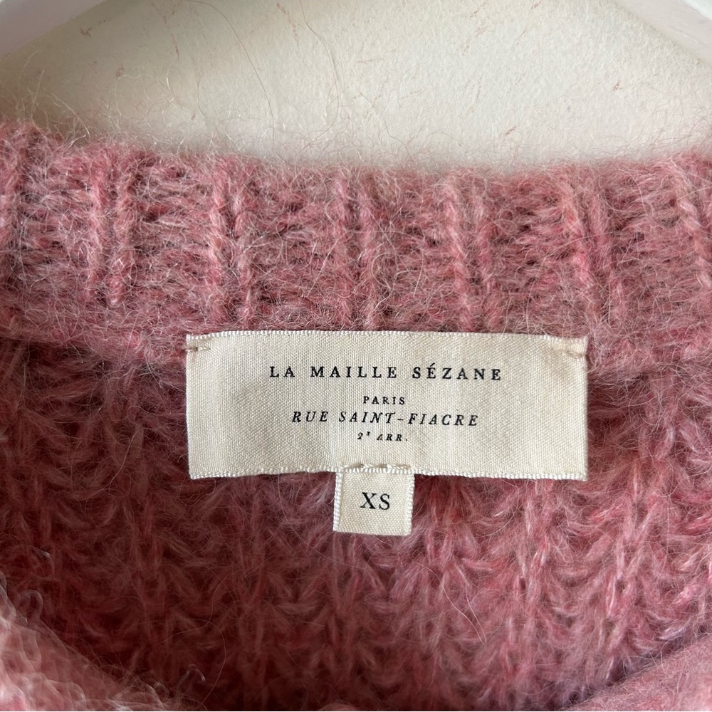 Sezane Pink Knit Sweater - Picture 4 of 14